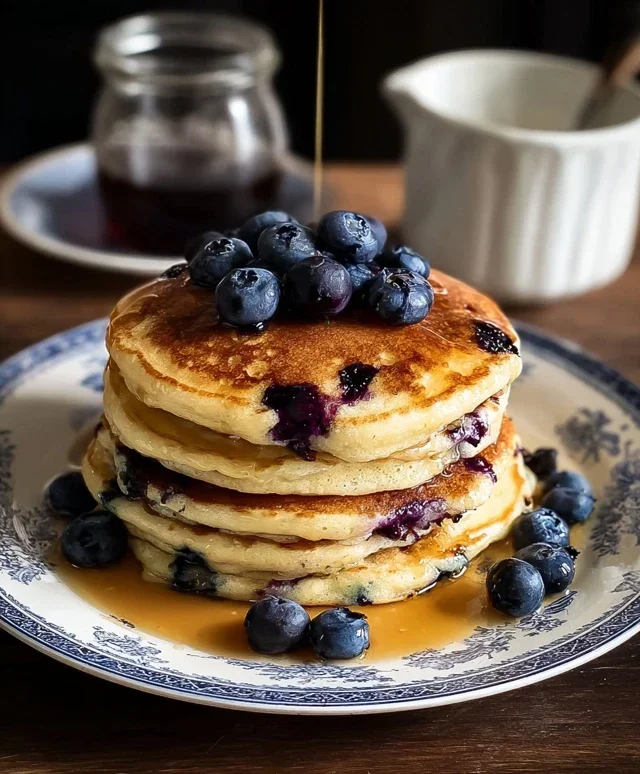 Easy Blueberry Pancake