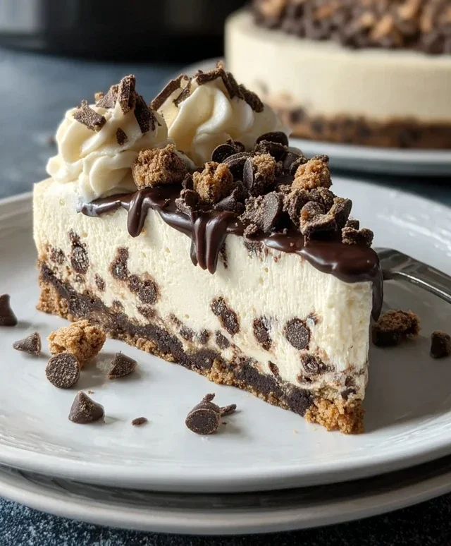 No Bake Cookie Dough Cheesecake